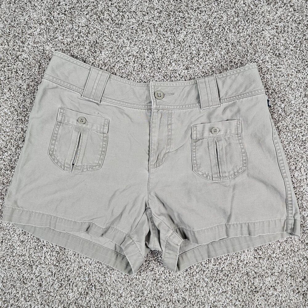 north face Shorts Womesn 6 Greige Khaki A5 Afive Series 3" Inseam Hiking Fishing